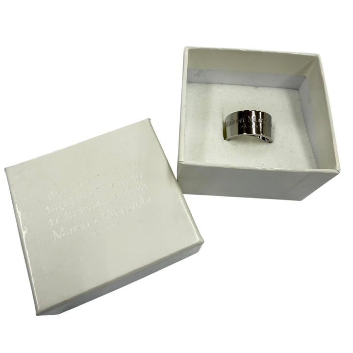 Great Maison Margiela Ring ring Logo engraving Silver 925 mens SM1UQ0038