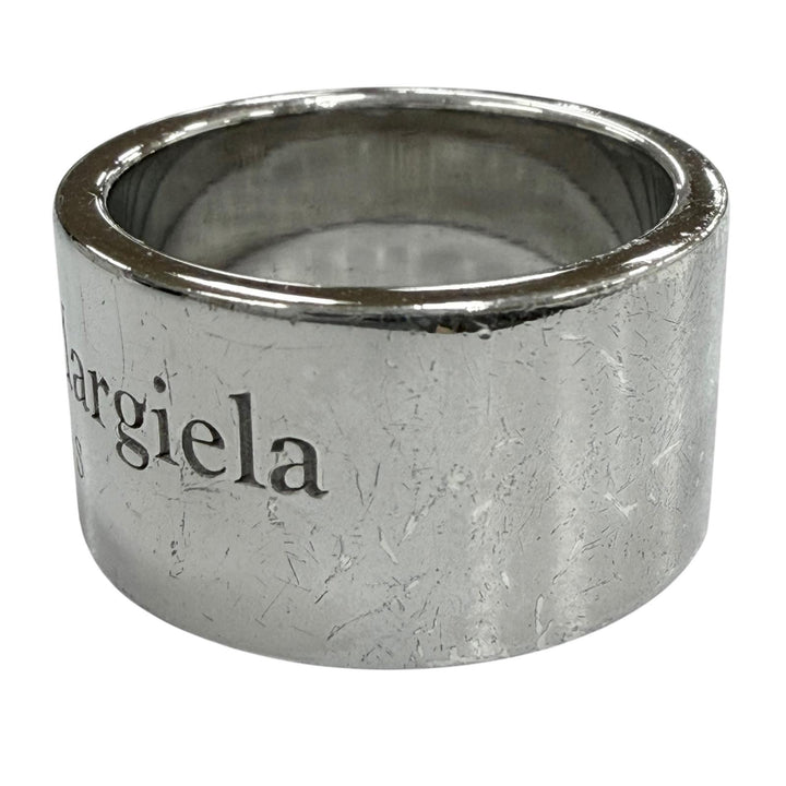 Great Maison Margiela Ring ring Logo engraving Silver 925 mens SM1UQ0038