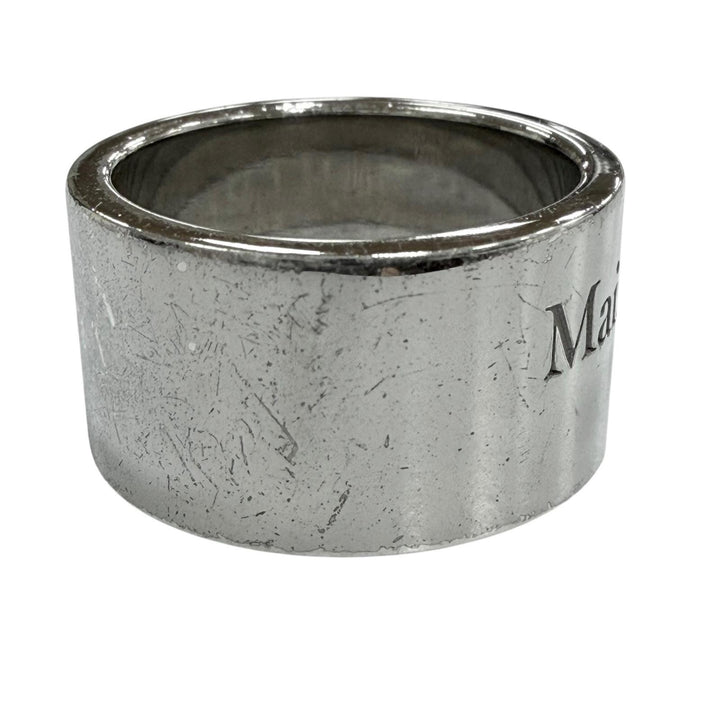 Great Maison Margiela Ring ring Logo engraving Silver 925 mens SM1UQ0038