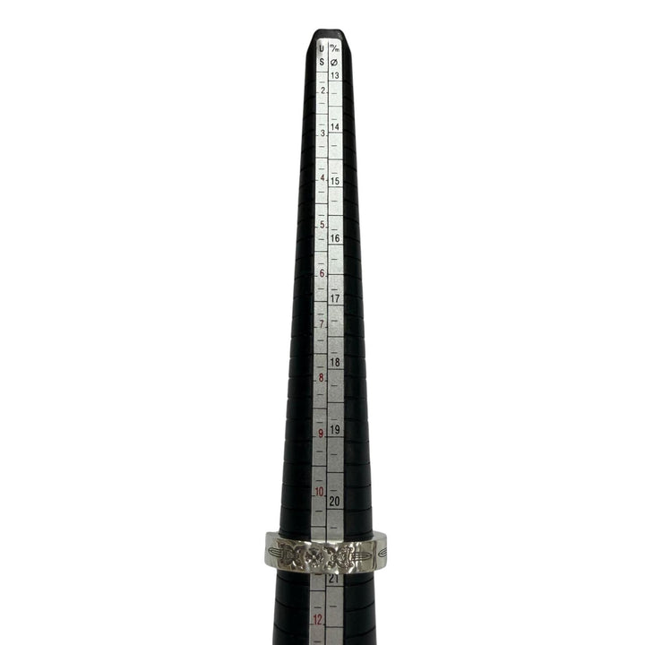 Great CHROME HEARTS Ring ring 6mm Spacer Dagger Ring Silver 925 mens