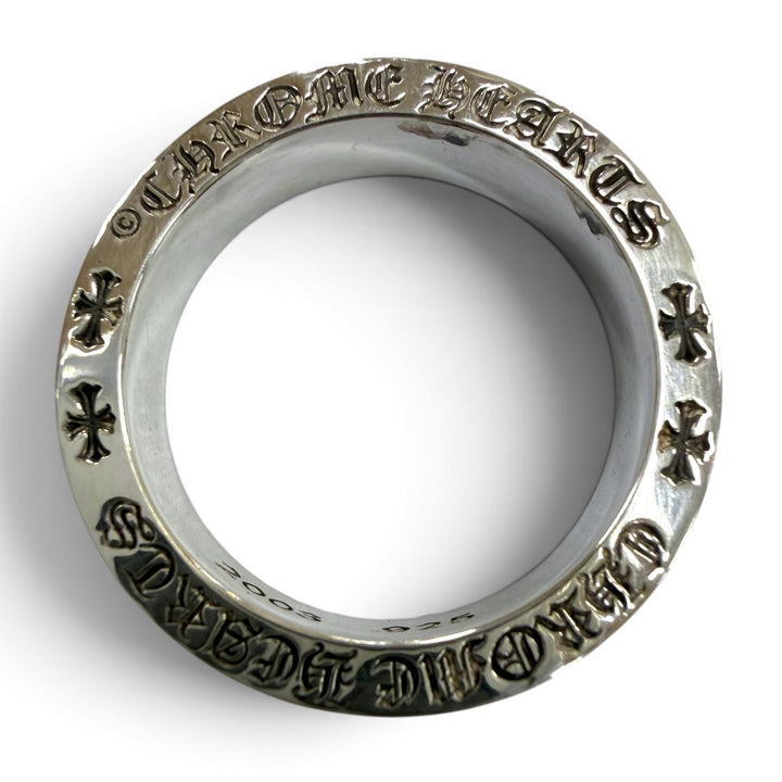 Great CHROME HEARTS Ring ring 6mm Spacer Dagger Ring Silver 925 mens