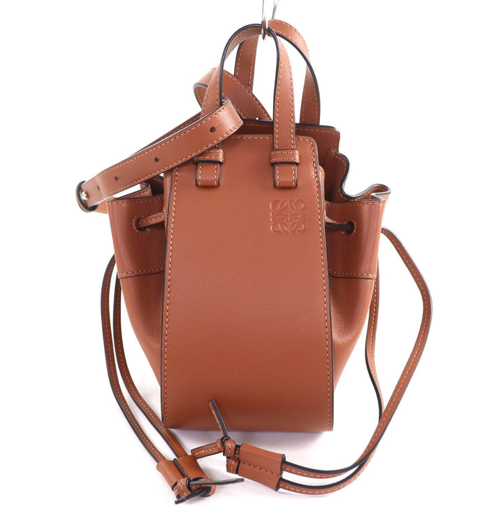Excellent LOEWE Shoulder Bag Hammock Drawstring Mini 2WAY leather 314.30.V07