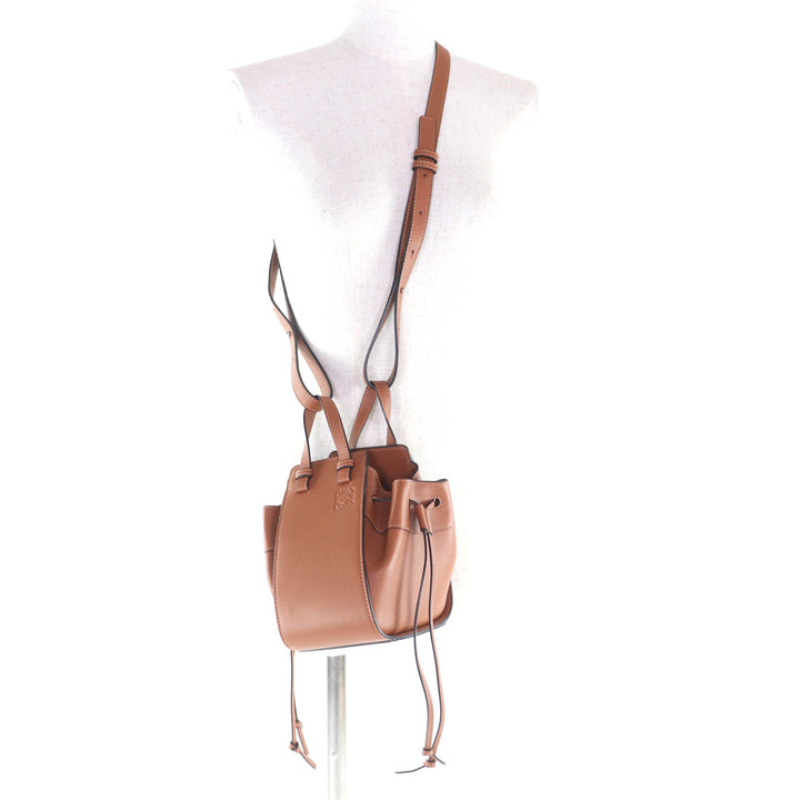 Excellent LOEWE Shoulder Bag Hammock Drawstring Mini 2WAY leather 314.30.V07