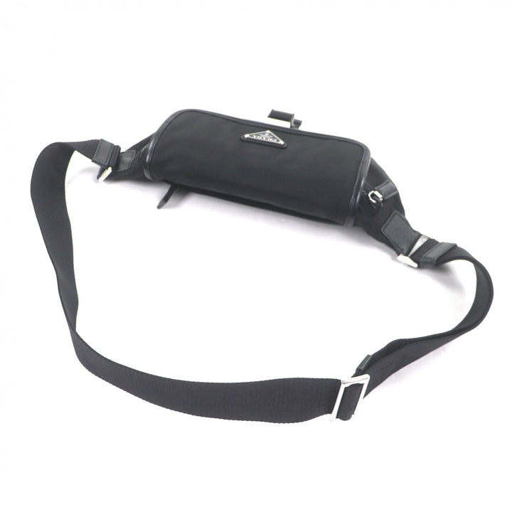 Excellent PRADA Sling bag black Nylon mens 2VH176