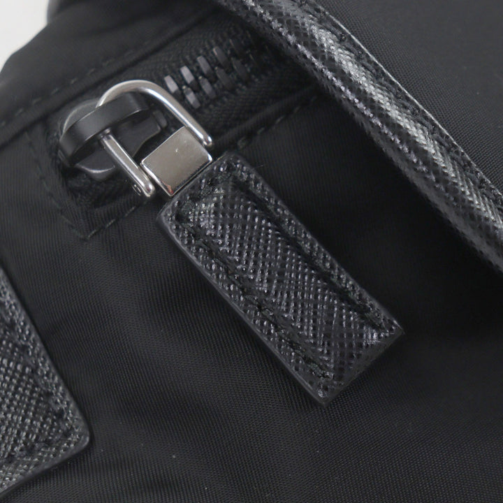 Excellent PRADA Sling bag black Nylon mens 2VH176