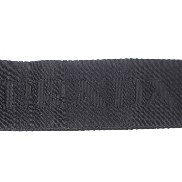 Excellent PRADA Sling bag black Nylon mens 2VH176