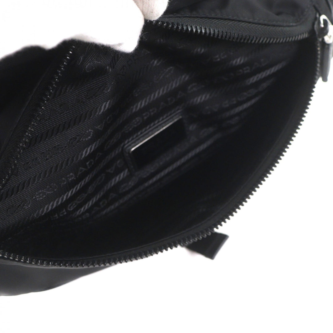 Excellent PRADA Sling bag black Nylon mens 2VH176