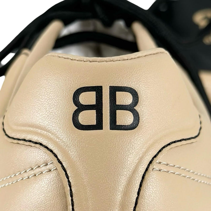 Pristine BALENCIAGA ZEN SNEAKER Low cut beige leather mens 26cm 617540