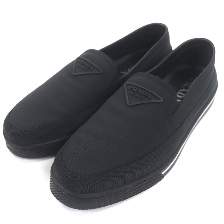 Excellent PRADA Slip-on black Nylon mens 6.5 2S2964