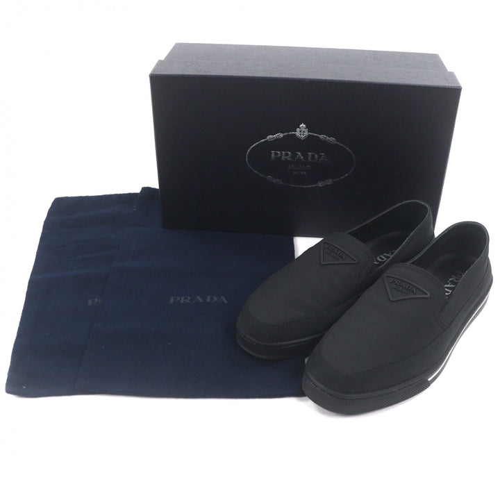 Excellent PRADA Slip-on black Nylon mens 6.5 2S2964