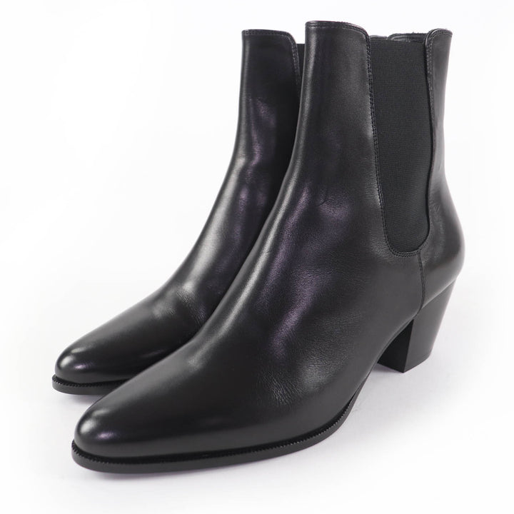 Excellent CELINE short boots Jacno side-gore leather Chelsea boots 37 327653002C