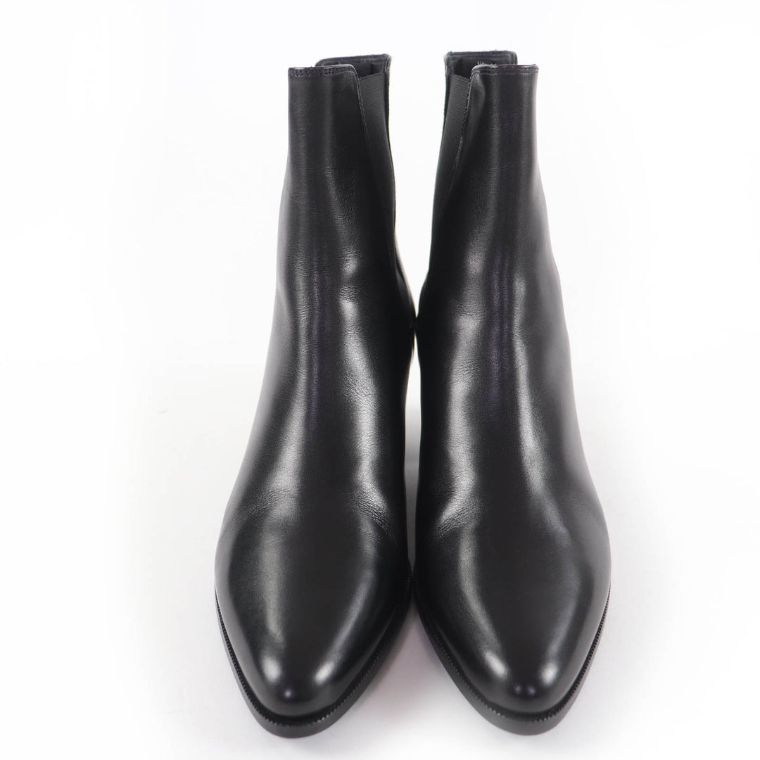 Excellent CELINE short boots Jacno side-gore leather Chelsea boots 37 327653002C