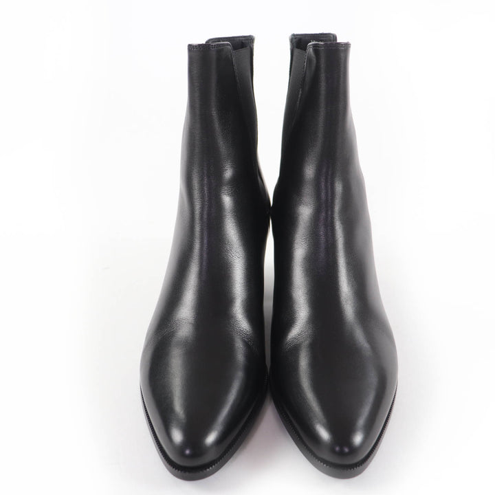 Excellent CELINE short boots Jacno side-gore leather Chelsea boots 37 327653002C