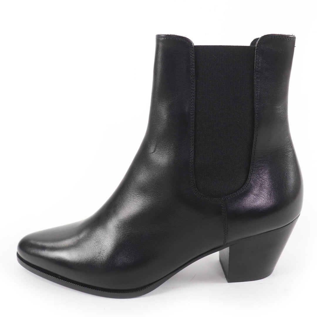Excellent CELINE short boots Jacno side-gore leather Chelsea boots 37 327653002C