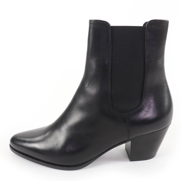 Excellent CELINE short boots Jacno side-gore leather Chelsea boots 37 327653002C