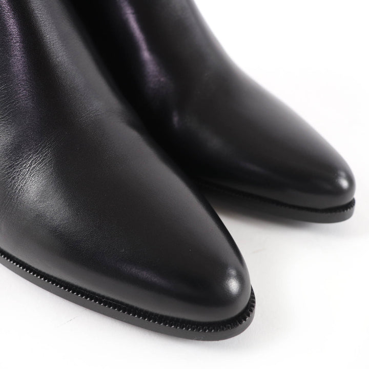 Excellent CELINE short boots Jacno side-gore leather Chelsea boots 37 327653002C