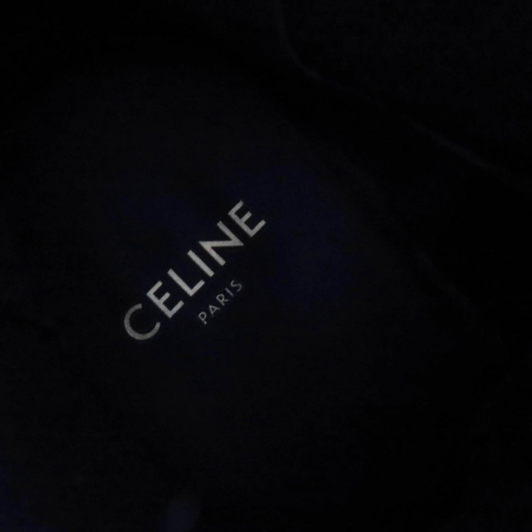 Excellent CELINE short boots Jacno side-gore leather Chelsea boots 37 327653002C