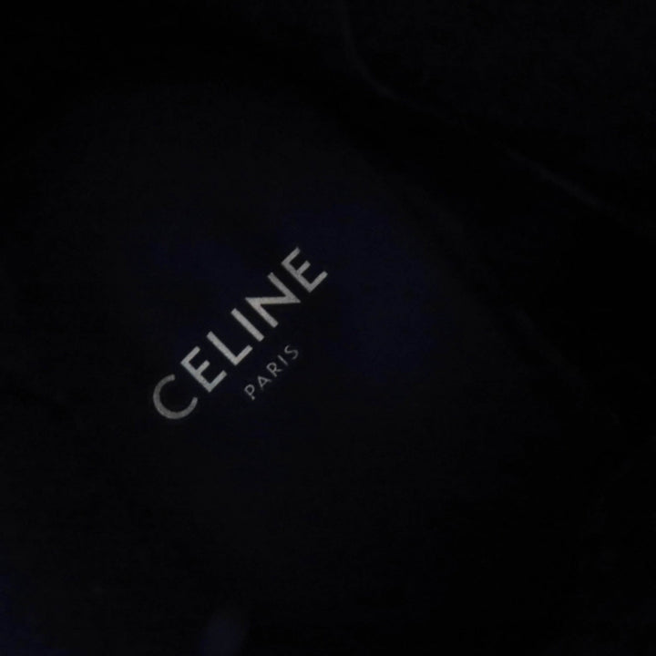 Excellent CELINE short boots Jacno side-gore leather Chelsea boots 37 327653002C