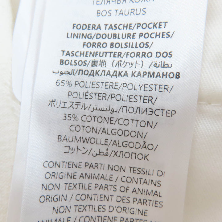 Excellent GUCCI Pants GG Jacquard Bermuda Shorts white cotton Women 23 788737