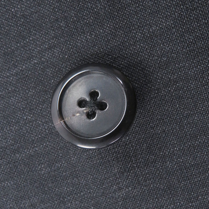 Excellent PRADA tailored jacket Triangle logo Charcoal gray mohair