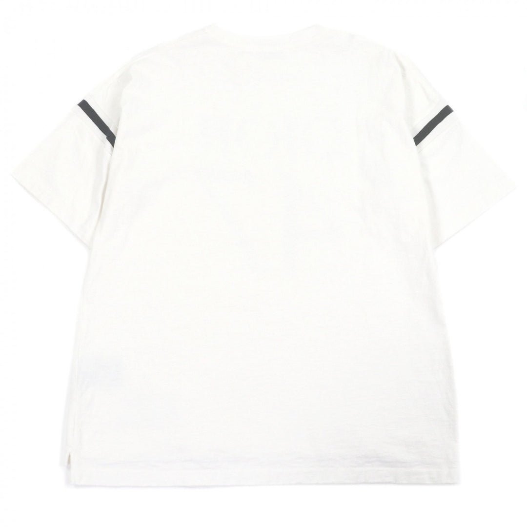 Great DIOR Short sleeve T-shirt Slub cotton jersey Logo print white