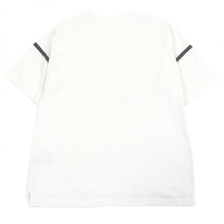 Great DIOR Short sleeve T-shirt Slub cotton jersey Logo print white