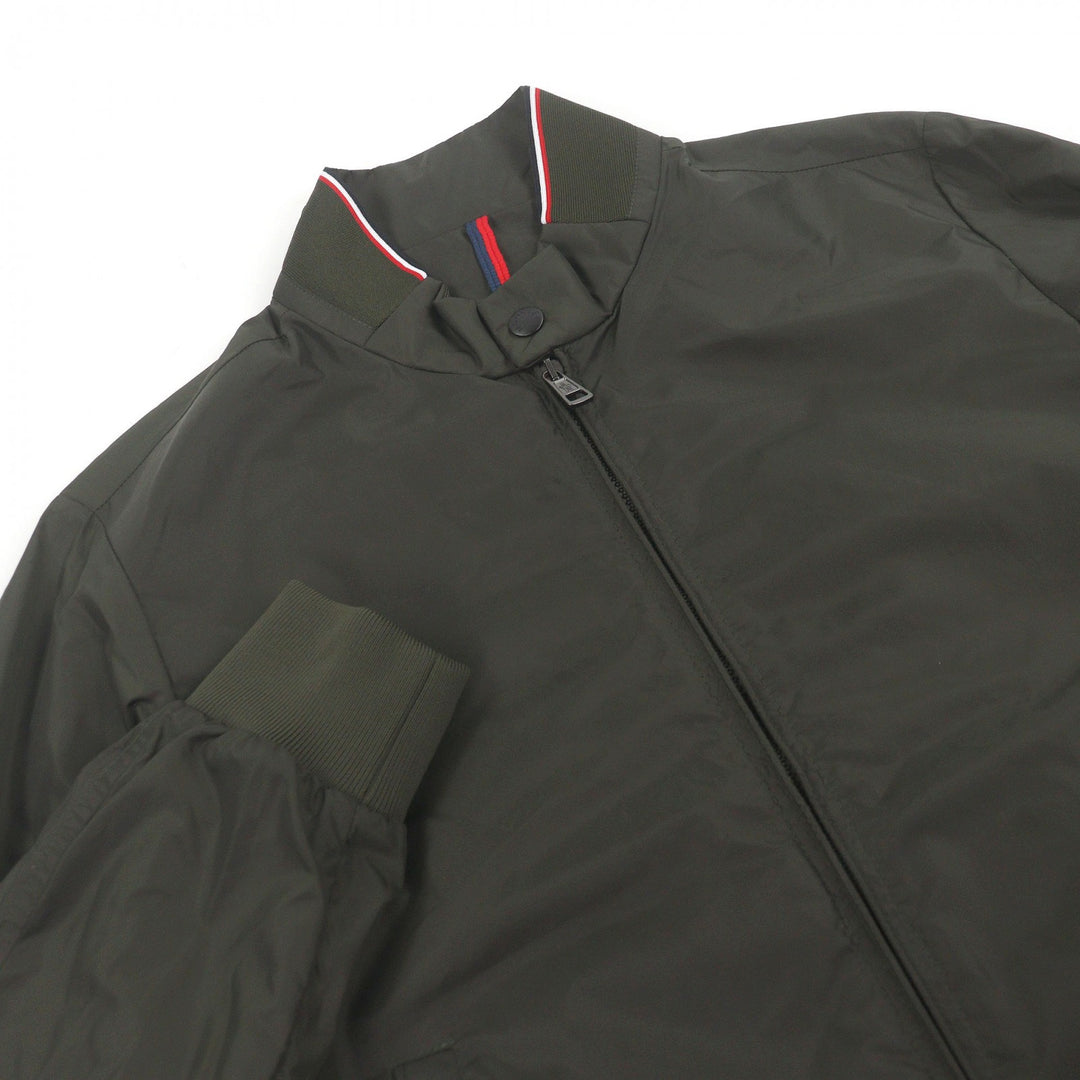 Excellent MONCLER Jacket REPPE GIUBBOTTO Nylon with logo patch khaki