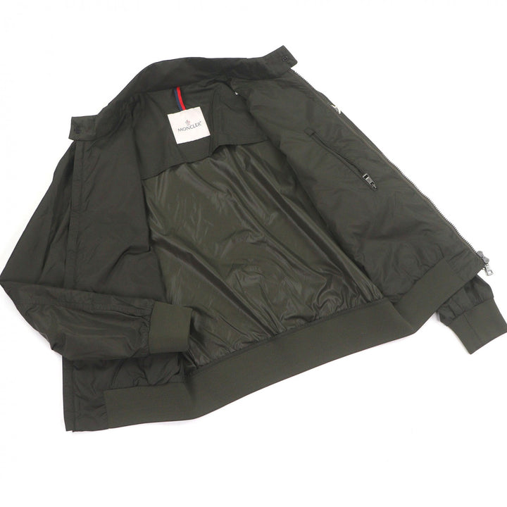 Excellent MONCLER Jacket REPPE GIUBBOTTO Nylon with logo patch khaki