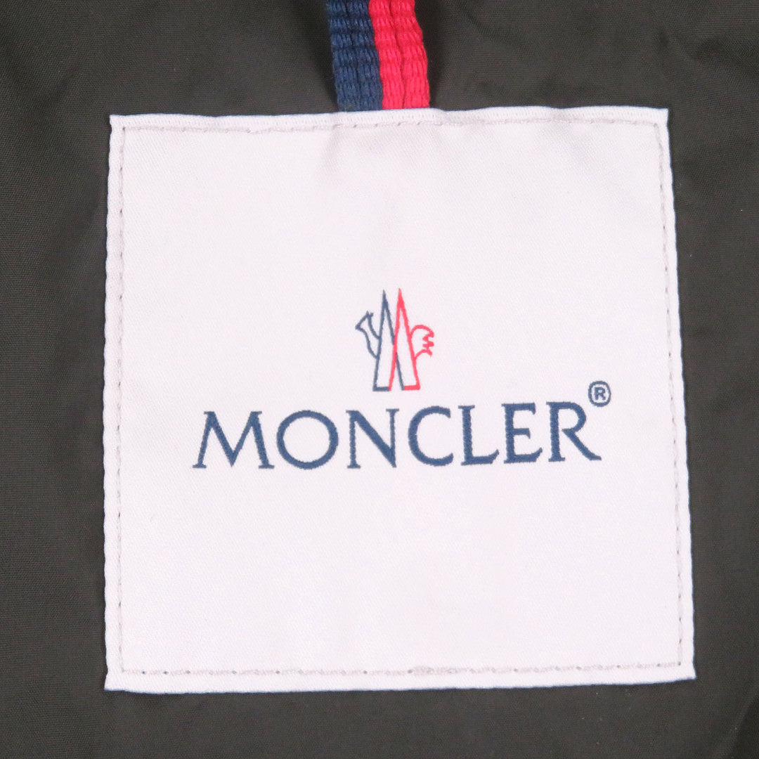 Excellent MONCLER Jacket REPPE GIUBBOTTO Nylon with logo patch khaki