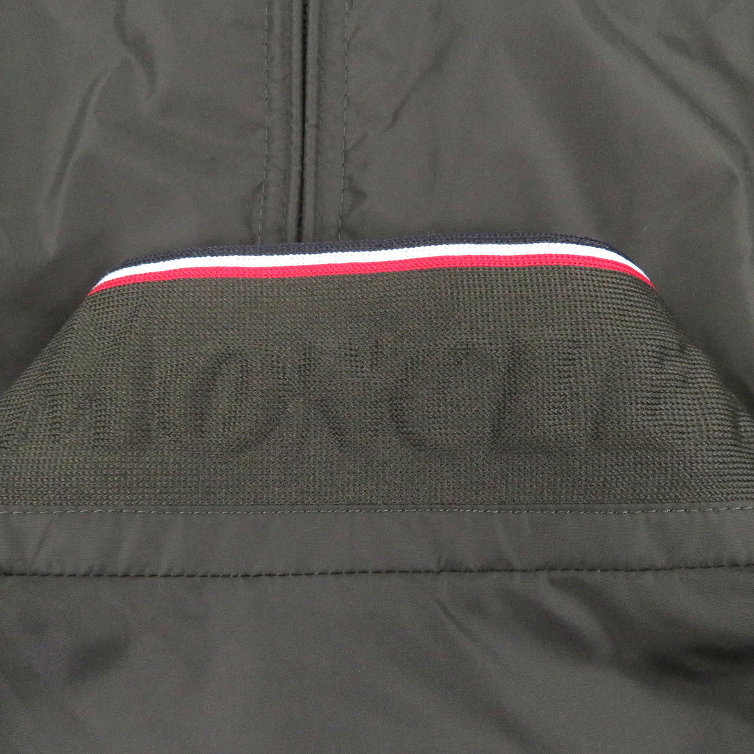 Excellent MONCLER Jacket REPPE GIUBBOTTO Nylon with logo patch khaki