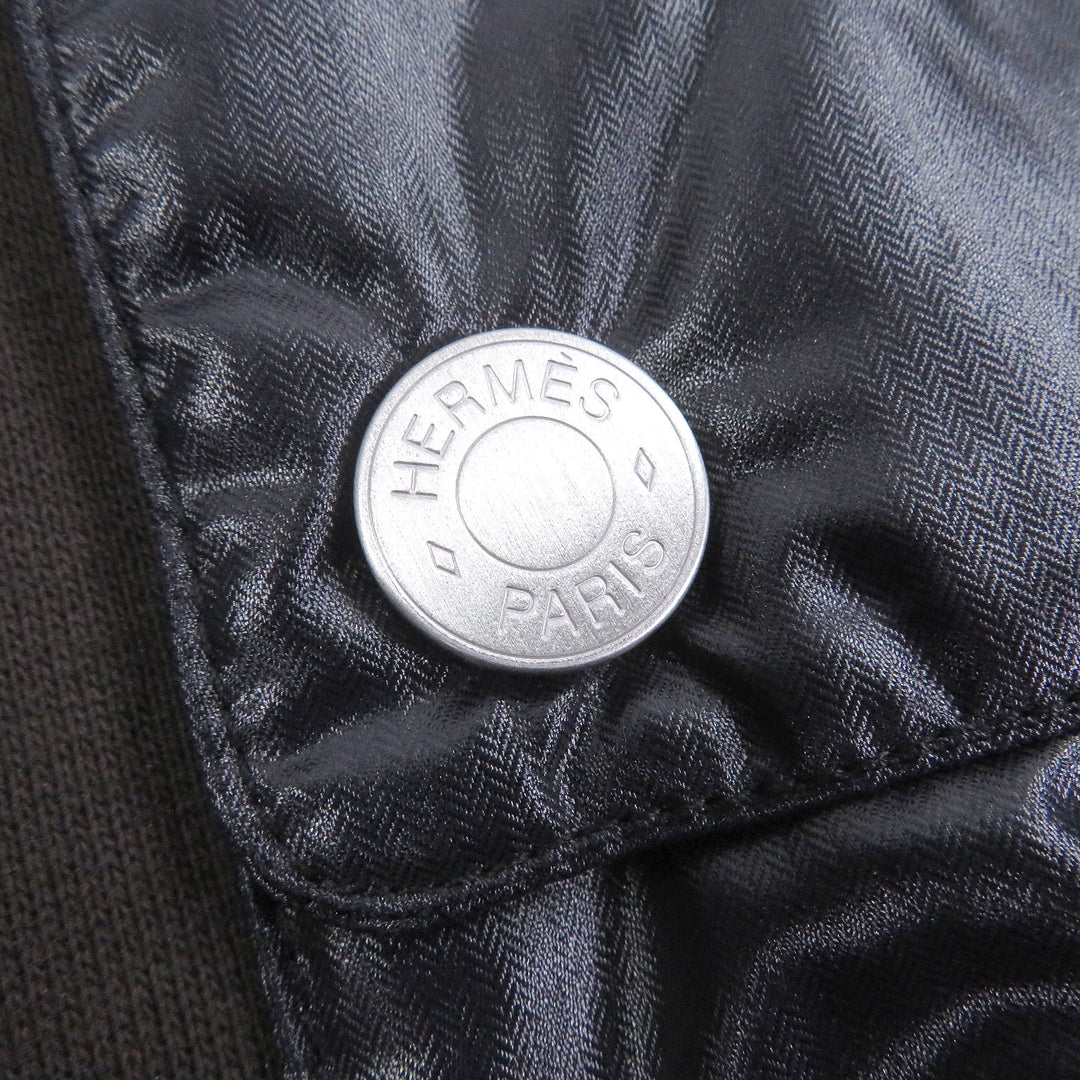 Excellent HERMES hoodie Zip design Serie button, nylon switching