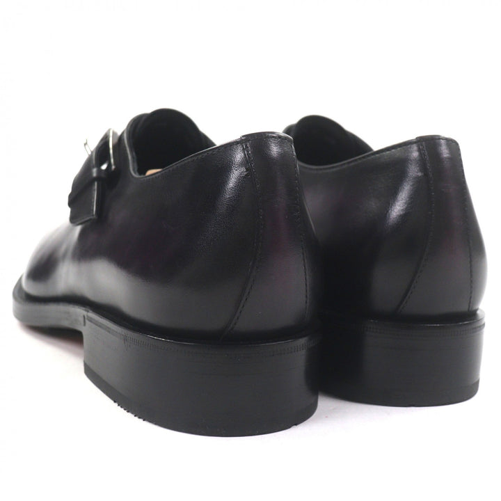 Excellent BERLUTI Leather shoes Incision Detail purple Patine leather mens 6