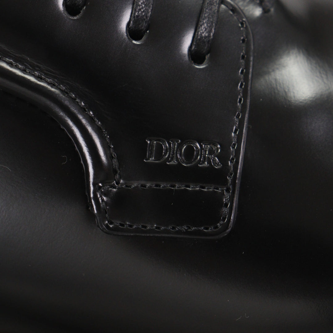 Pristine DIOR Dress shoes black leather mens 39