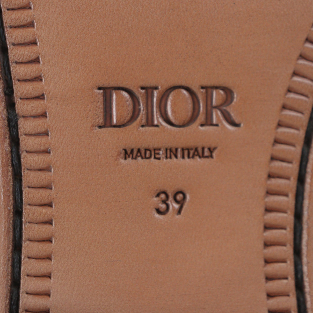 Pristine DIOR Dress shoes black leather mens 39