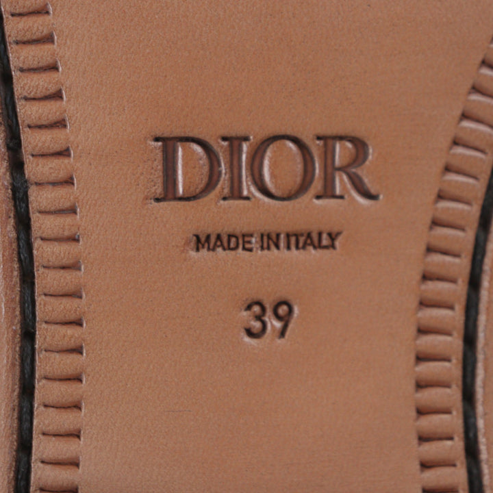 Pristine DIOR Dress shoes black leather mens 39