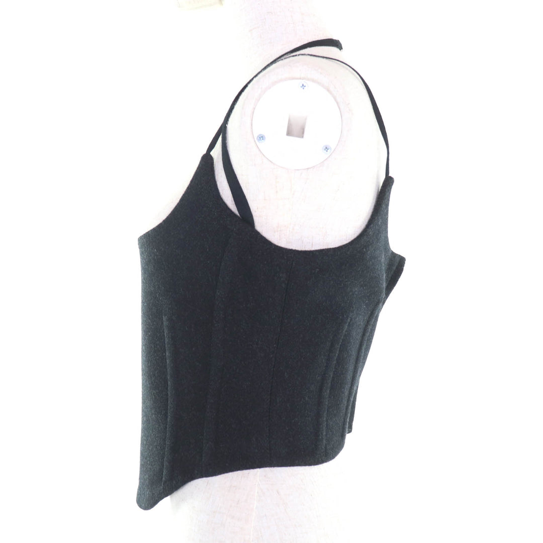 Excellent GUCCI camisole black wool Women 40 799949