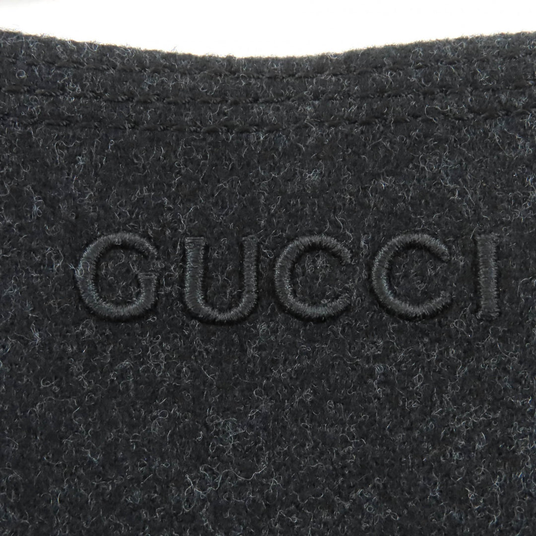 Excellent GUCCI camisole black wool Women 40 799949