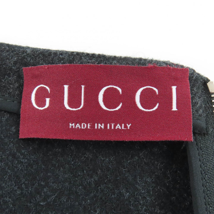 Excellent GUCCI camisole black wool Women 40 799949