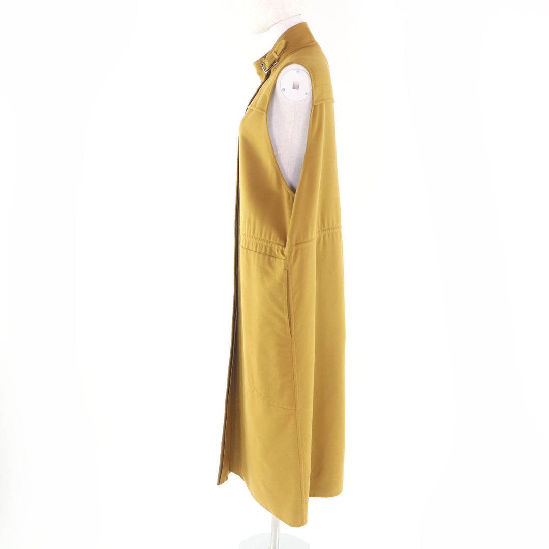 Excellent HERMES Best mustard wool Women 38 5E0118DD
