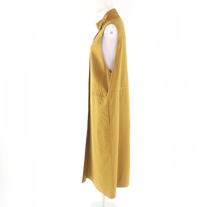 Excellent HERMES Best mustard wool Women 38 5E0118DD