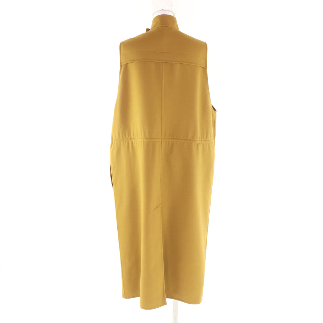 Excellent HERMES Best mustard wool Women 38 5E0118DD