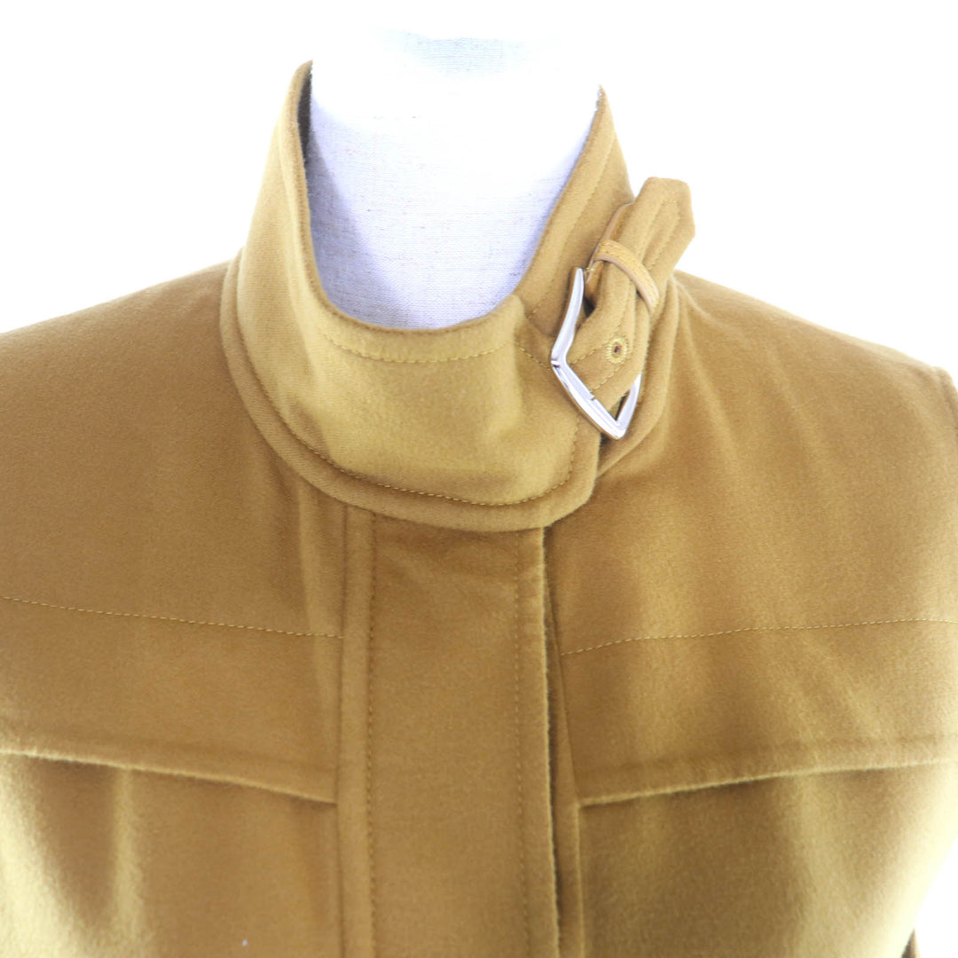 Excellent HERMES Best mustard wool Women 38 5E0118DD
