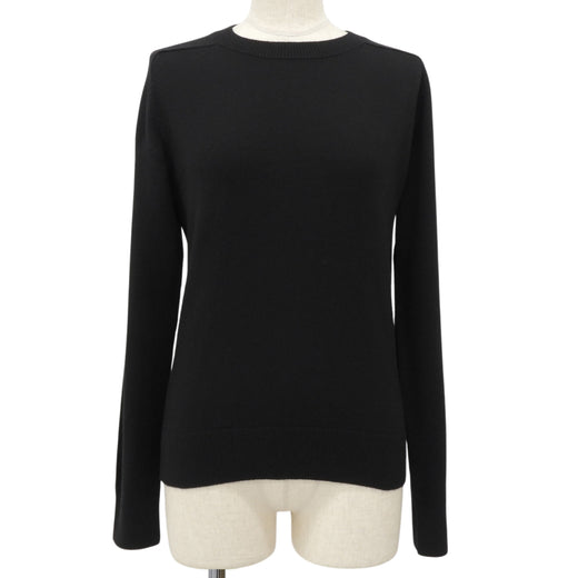 Great SAINT LAURENT PARIS knit black cashmere Women S 603085