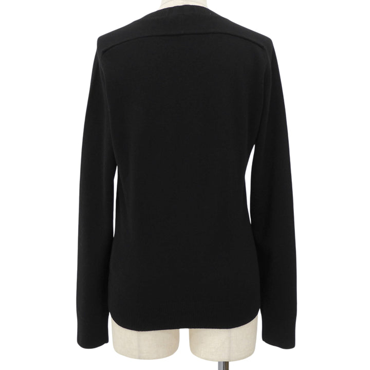 Great SAINT LAURENT PARIS knit black cashmere Women S 603085