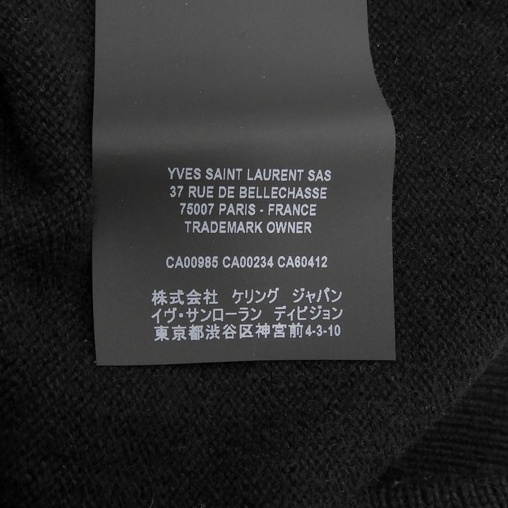 Great SAINT LAURENT PARIS knit black cashmere Women S 603085