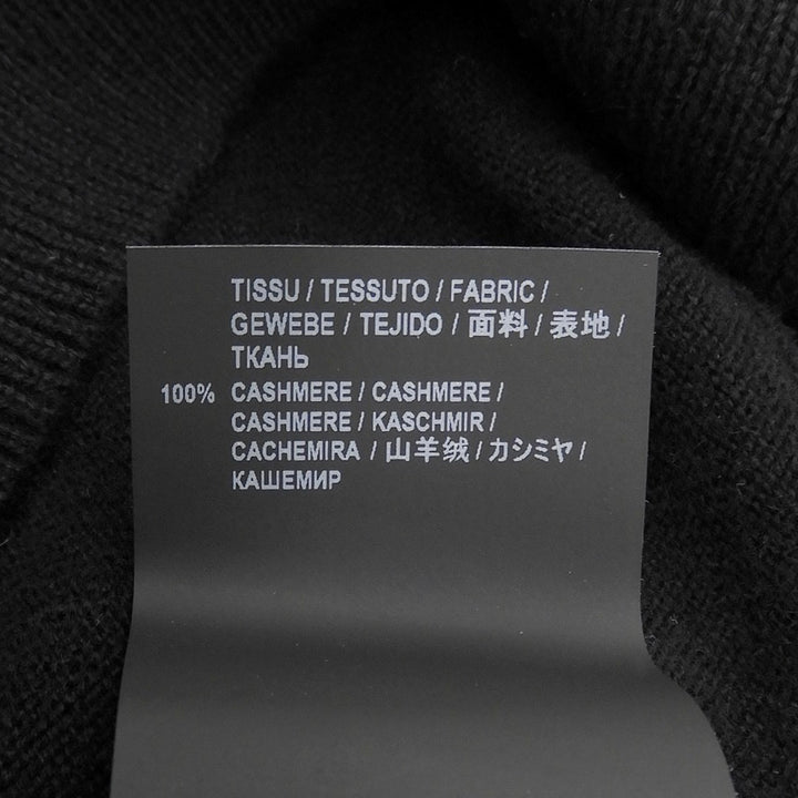 Great SAINT LAURENT PARIS knit black cashmere Women S 603085