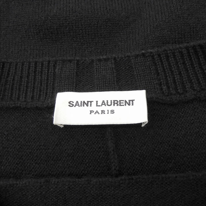 Great SAINT LAURENT PARIS knit black cashmere Women S 603085
