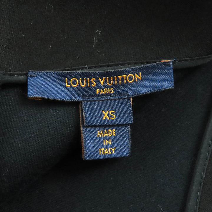 Great LOUIS VUITTON flare skirt Monogram Flower Dot Pattern Back Zip Mini XS