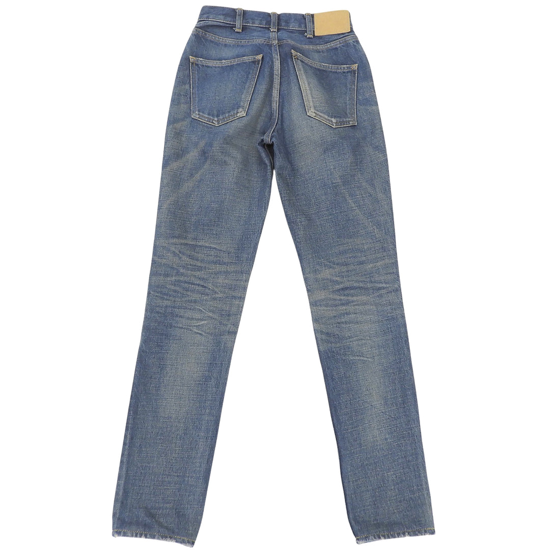 Great CELINE Denim pants Indigo cotton Women 24 2N206365M