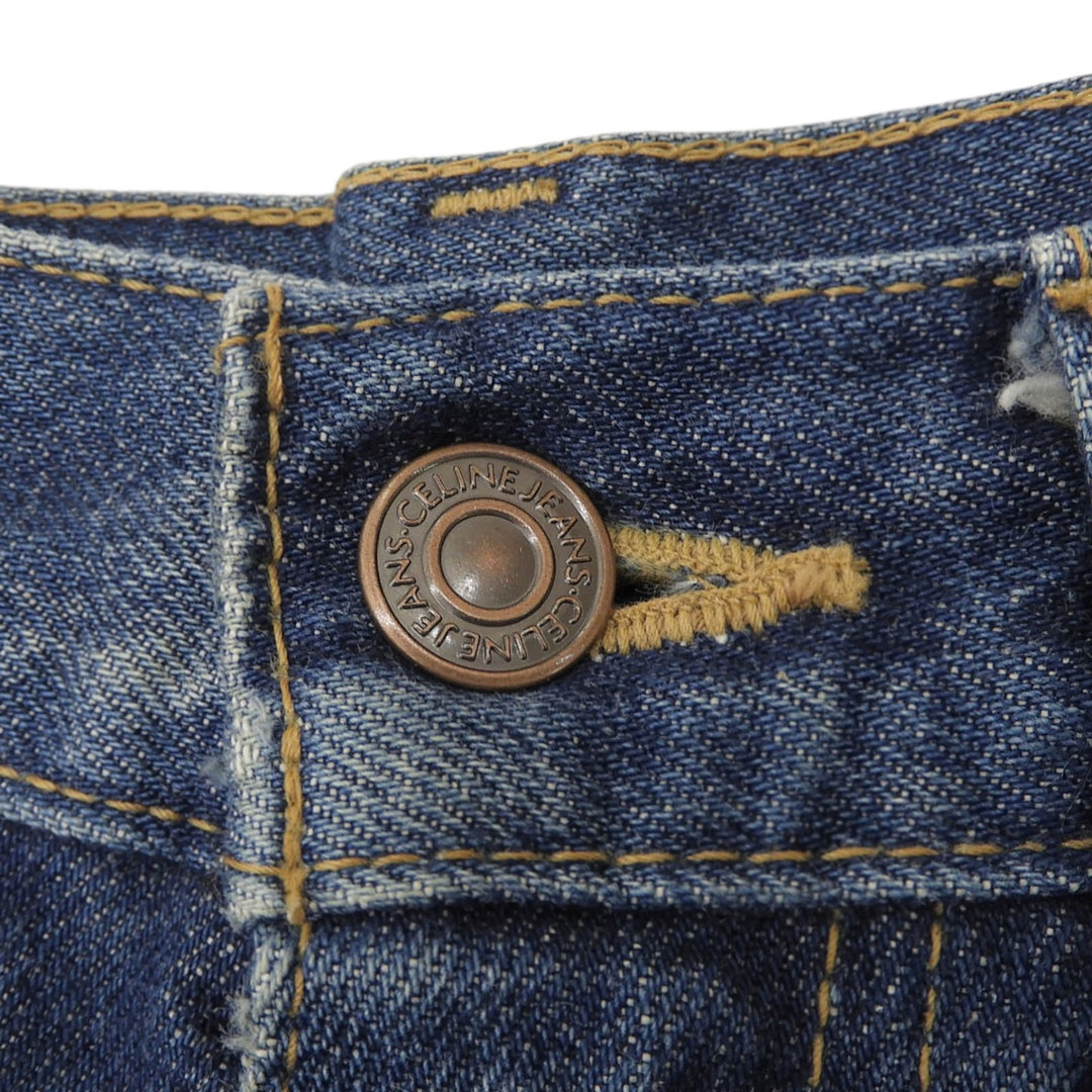 Great CELINE Denim pants Indigo cotton Women 24 2N206365M